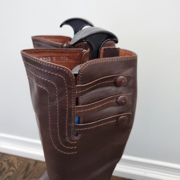 Browns Couture Leather Boots Brown Size 39 - Picture 5 of 9